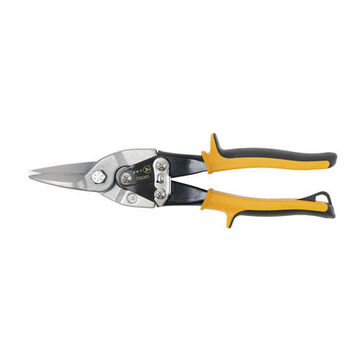 Super Heavy-Duty Aviation Snip, 16 ga, 18 ga, 22 ga, 21 ga Cut Capacity, 1-1/2 in lg, 10 in lg, Molybdenum Steel, Comfortable Grip Handle