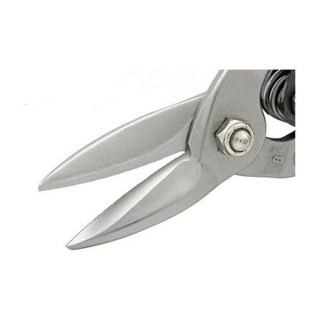 Super Heavy-Duty Aviation Snip, 16 ga, 18 ga, 22 ga, 21 ga Cut Capacity, 1-1/2 in lg, 10 in lg, Molybdenum Steel, Comfortable Grip Handle