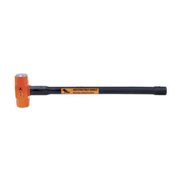 Heavy-Duty Sledge Hammer, 30 in lg, 10 lb, Forged Steel