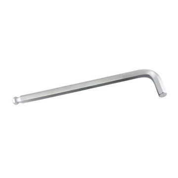 Hex Key Ball Nose, 1.3 Mm Tip, Extra Long Arm, S2 Alloy Steel