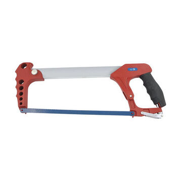 Ergonomic Heavy-Duty Hacksaw Frame, Powder Coated, Cast Aluminum