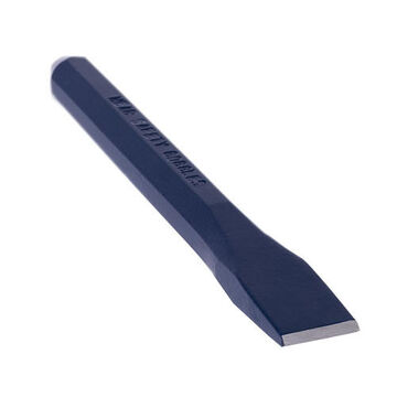 Cold Chisel Dual Hardened, 7/8 In Tip, 5/8 In Size, Hex, 8 In Lg