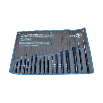Punch And Chisel Set, Carbon Steel