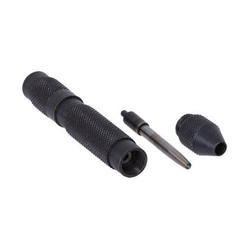 Center Punch Automatic 1/2 In Dia, 5 In Lg, High Carbon Steel, Powder Coated