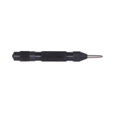Center Punch Automatic 1/2 In Dia, 5 In Lg, High Carbon Steel, Powder Coated