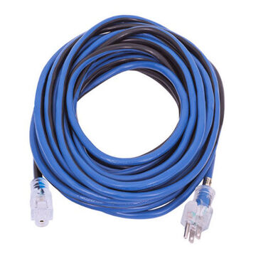 Extension Cord Single-tap, 125 V, 15 A, 1875 W, 14 Awg, 50 Ft Lg, 60 Hz, 3-conductor