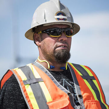 Safety Vest High-visibility Surveyor, Orange, Polyester, Class 2