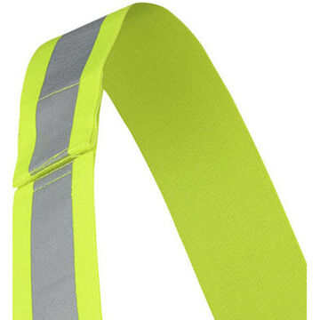 Safety Sash 4 Point Tear-away Premium, Universal, Hi-viz Yellow, Green, Tricot Polyester, Class 1