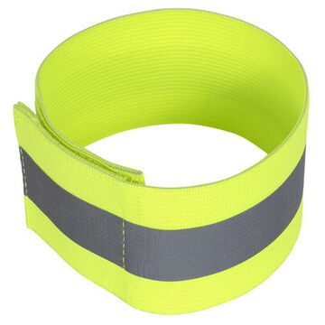 Elastic Ankle Band, 2 in wd, 14 in lg, Yellow/Green, Loop Closure