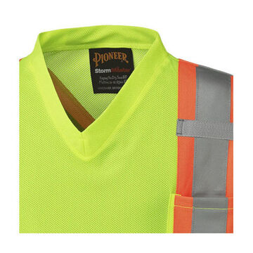 High Visibility Safety T-shirt, 2XL, Yellow/Green