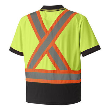 Safety T-shirt High Visibility, Yellow/green, Bird's-eye Polyester