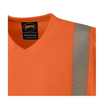 Safety T-shirt Ultra-breathable Ultra-cool, Women, Large, Hi-viz Orange, Fabric