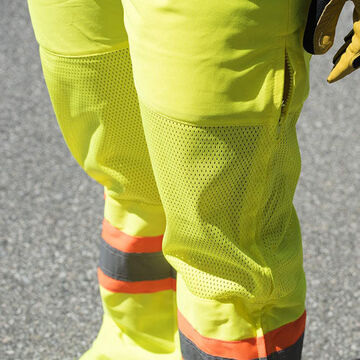 Pant Traffic Work, Men, Hi-viz Yellow, Green, Polyester