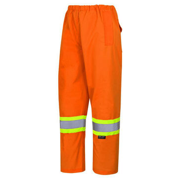 Pantalon de travail Traffic, homme, orange haute visibilité, polyester Oxford 450 deniers