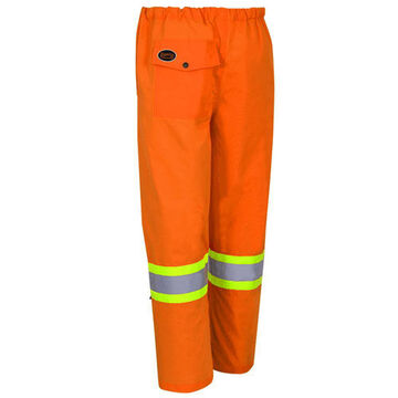 Work Pant Traffic Men, Hi-viz Orange, 450 Denier Oxford Polyester
