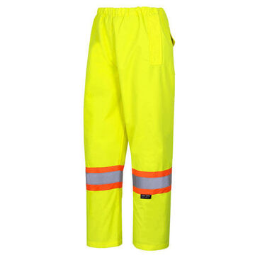 Pantalon de travail Traffic, homme, orange haute visibilité, polyester Oxford 450 deniers