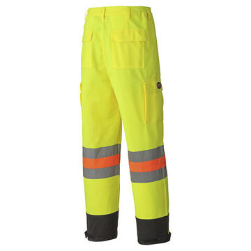 Pantalon de travail Traffic, Homme, Hi-Viz Jaune, Vert, Tricot Polyester