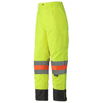 Pantalon de travail Traffic, Homme, Hi-Viz Jaune, Vert, Tricot Polyester