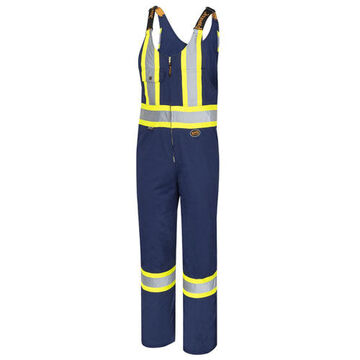 Heavy-Duty Overall, Size 40, Navy Blue, Polyester/Cotton