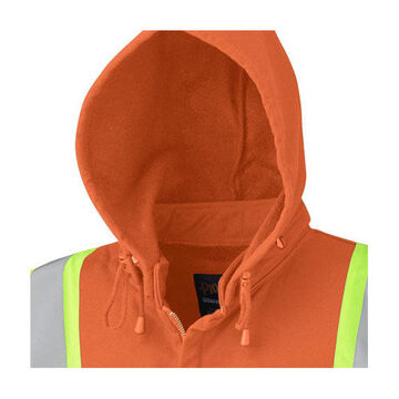 Flame-resistant Safety Hood, Large, Orange, 100% Heavyweight Preshrunk Cotton, 22 cal/cm2 ATPV Rating, Category 2