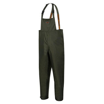 Waterproof Bib Pant, 2XL, Green, 420 Denier Oxford Polyester