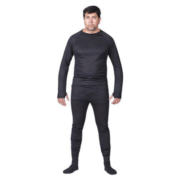 Underwear Set Quick-dry And Moisture Wicking Black, 100% Premium Polyester