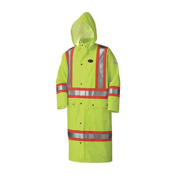 Coat Long Hi-viz Yellow, Green, Polyurethane