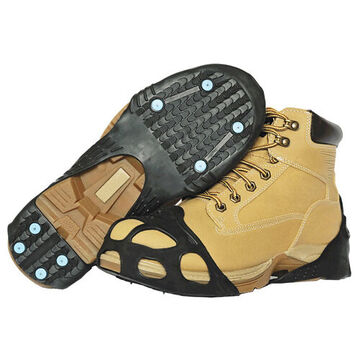 Crampons à glace tout usage, unisexe, caoutchouc 100 % naturel, marron