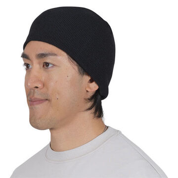 Knit Beanie, Acrylic, Black