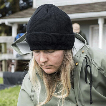 Toque Lined, Universal, Black, 100% Acrylic Knitted