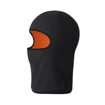 Balaclava Hat Winter Liner, Universal, Black, Hi-Viz Orange, Micro Fleece