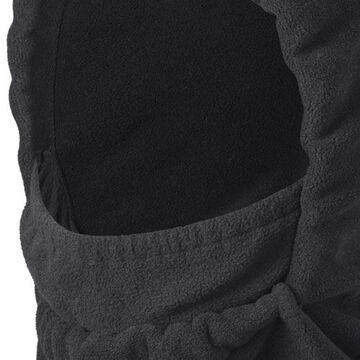 Capuche en micro-polaire monocouche, taille unique, noire