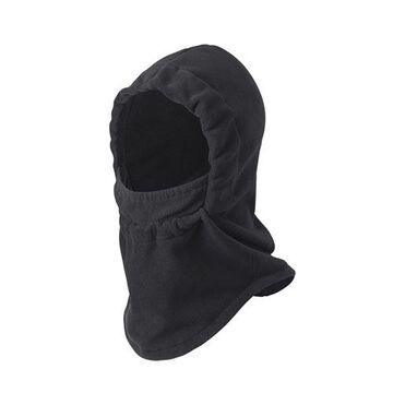 Single-layer Micro Fleece Hood, One-Size Fits All, Black