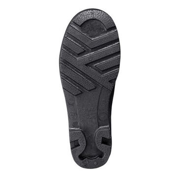 Toe/plate Boots, Women, 15 In Ht, Black