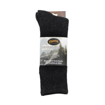 Sock, One-Size Fit All, Black Mix, Thermal Wool Blend (5% Wool, 90% Polyester, 5% Elastane)