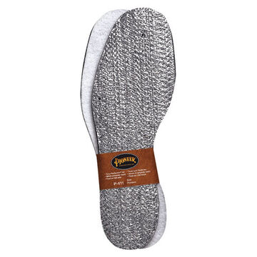Insole, 7 Size, Polypro/Polyester and Acrylic Fibre, Gray