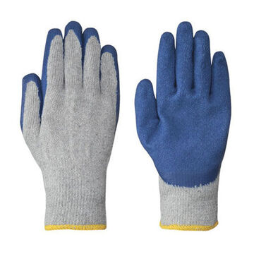 Seamless Knit Latex Gloves, Gray, Latex