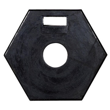 Delineator Base, Rubber, Black, 17.6 lb