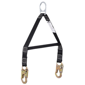 Confined Space Spreader Bar/yoke, Polyester Webbing, Black