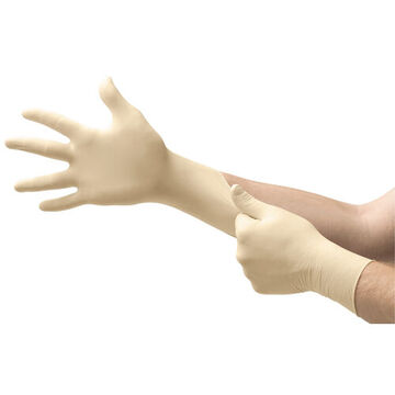 Gants jetables, naturel, latex de caoutchouc naturel