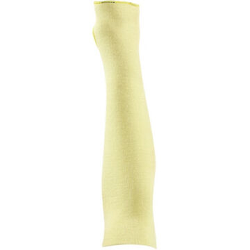 Sleeve Medium-duty Arm Protection, One Fit, 18 In Lg, Kevlar Liner, Yellow, Knit Wrist Cuff