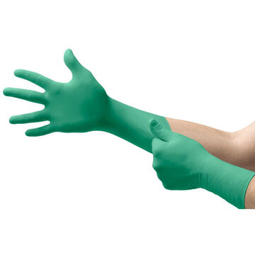 Gloves Disposable, Green, Nitrile