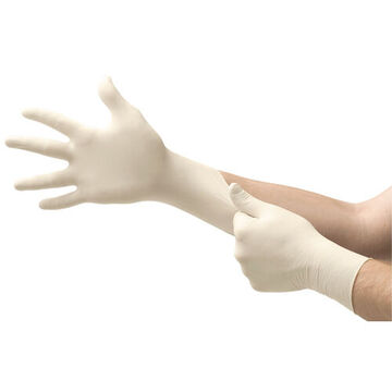 Exam Gloves, Tan, Natural Rubber Latex
