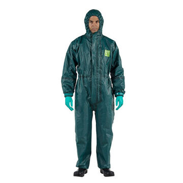 Coverall Multi Layer, Green, Non-woven