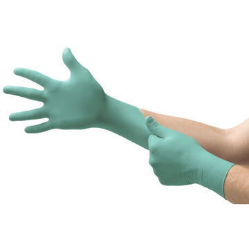 Disposable Exam Gloves, Green, Neoprene