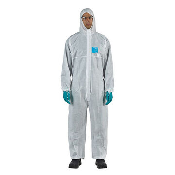 Coverall Anti Static, White, Sms Fabric