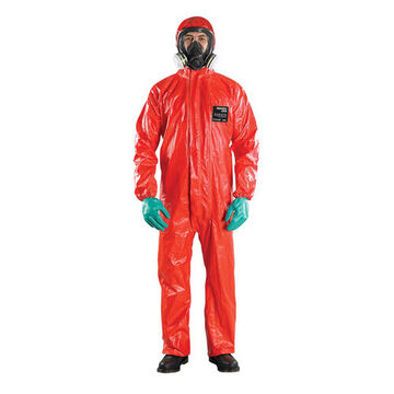 Taped Coverall, X-Large, Red, PVC