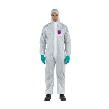 Coverall, White, Sms Fabric