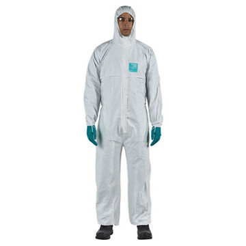 Coverall, White, Non-woven