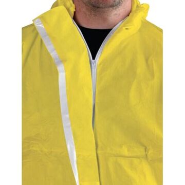 Coverall, 5X-Large, Yellow, Polypropylene